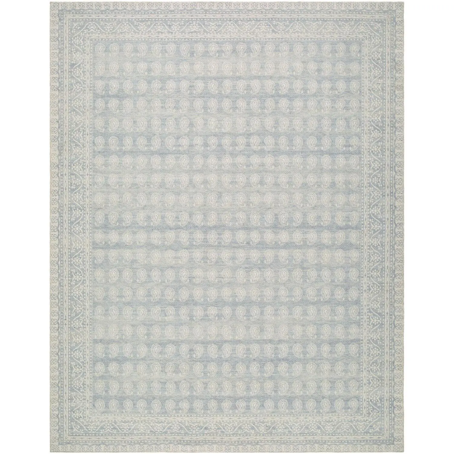Nabela Noor Home x Livabliss Alo IV Machine Woven Rug, Blue Modern Indoor Rug Durable Area Rugs