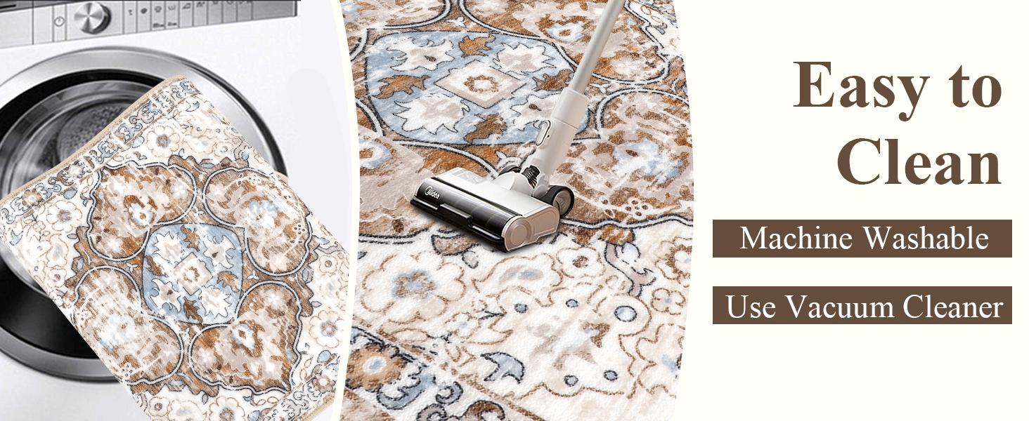 [SpringGlowUp] HEBE Washable Farmhouse Kitchen Rugs Sets of 3 Non Slip Kitchen Rugs and Mats Boho Kitchen Mats for Floor Kitchen Runner Rug Kitchen Carpet Rug Runner for Hallways Kitchen Laundry