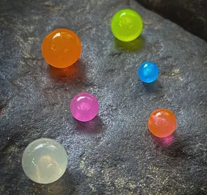 Body Jewelry Replacement Parts - 10pk Glow in the Dark Threaded Balls