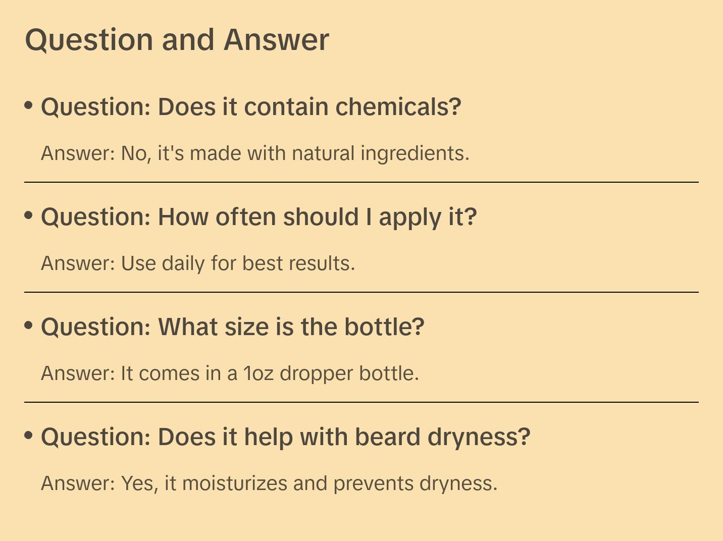 All Natural Beard Growth Oil - Sandalwood + Coconut Fragrance Free