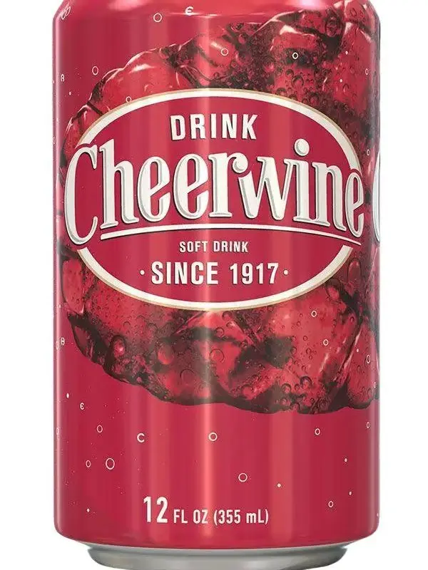 Cheerwine Cherry Soda - Classic American Tradition Since 1917 - Bold Bubbly Blend of Wild Cherry Flavor & Smooth Effervescence, 12oz Cans (Pack of 12)