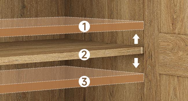 【SPOTLIGHT DAY】ONBRILL 63 Inch Buffet Cabinet with Storage Large Sideboard Credenza with Drawers 4 Doors Storage Sideboards Accent Kitchen Coffee Bar Cabinets for Living Room Entryway