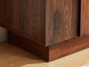 【Valentine's Day Gift】ONBRILL Modern 31.5" Curved Sideboard With Adjustable Shelf & 2 Curved Door Handle for Stylish Storage