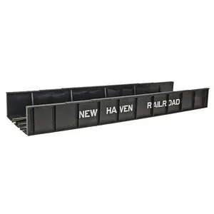Atlas Model Railroad Co. 150-896 Code 100 Plate Girder Bridge -- New Haven (black, white), HO