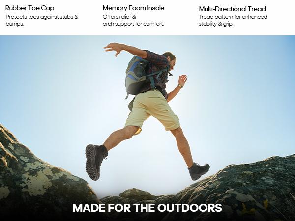 NORTIV8 Men's Waterproof Suede Hiking Boots Trail Outdoor Md Midsole Footwear NORTIV8 Men's Waterproof Suede Hiking Boots Trail Outdoor Md Midsole Footwear