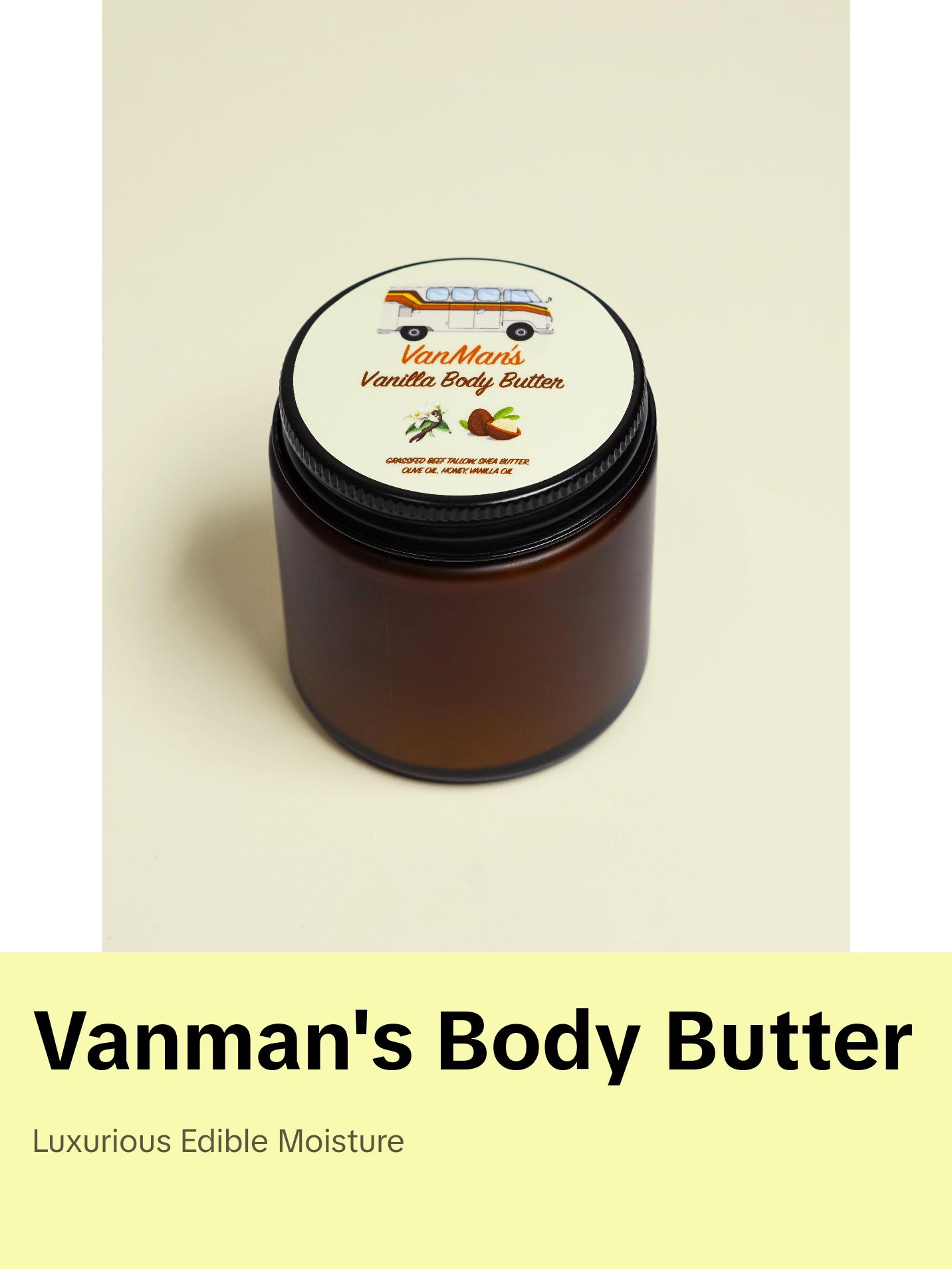 *New* VanMan's Whipped Body Butter - 4 oz