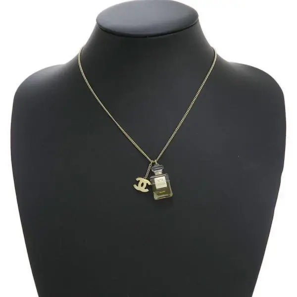 Pre-owned Prowned Chanel Necklace Coco Mark 04A Logo Chain Pendant Ladies' Fashion Accessories