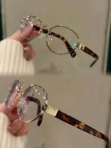DIVAS' DREAM Blue Light Frames Eyeglasses Retro Clear View Anti Eyestrain Computer Gaming Glasses for Men Women Blue Light Glasses for Eye Protection on Computers TV