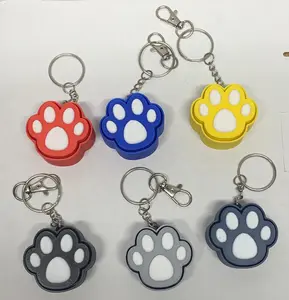 Paw Print Fidget Clicker Keychain Paw Print Fidget Clicker Keychain