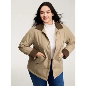 【Pocket Approved 】BLOOMCHIC Color Contrast Button Quilted Jacket 2026 Summer Vibes