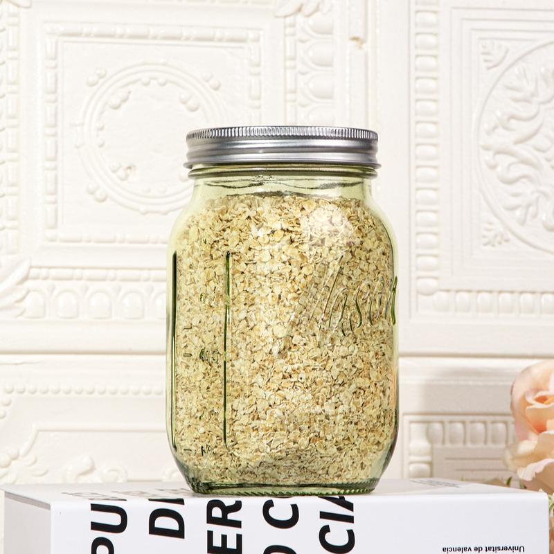 4/6 Pack 32 oz Gold/ Pink/ Blue/ Green/ Amber Wide Mouth Mason Jars for Pickling, Canning, Fermenting and Food Storage For Storing All kinds of Food