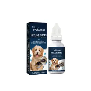 YEGBONG Pet Eye Drops – Advanced Lanosterol & N-Acetyl Carnosine Formula, Soothes Dry & Itchy Eyes, Reduces Excessive Secretions, Clears Cataract Fog, Gentle Antibacterial Cleaning for Dogs & Cats – 10ml/0.35 Fl Oz