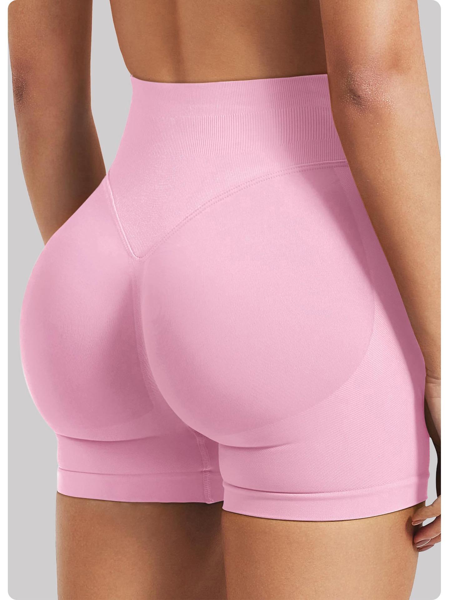 High Waist Tummy Control Side-Ribbed Butt-Lifting Seamless Shorts Womenswear Smooth High Waist Tummy Control Side-Ribbed Butt-Lifting Seamless Shorts Womenswear Smooth