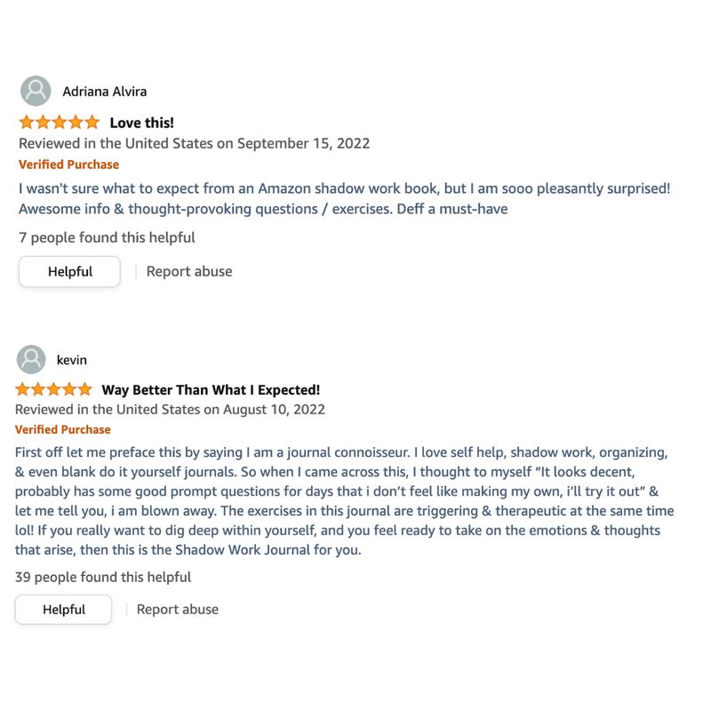 The Shadow Work Journal: A Guide to Integrate and Transcend your Shadows