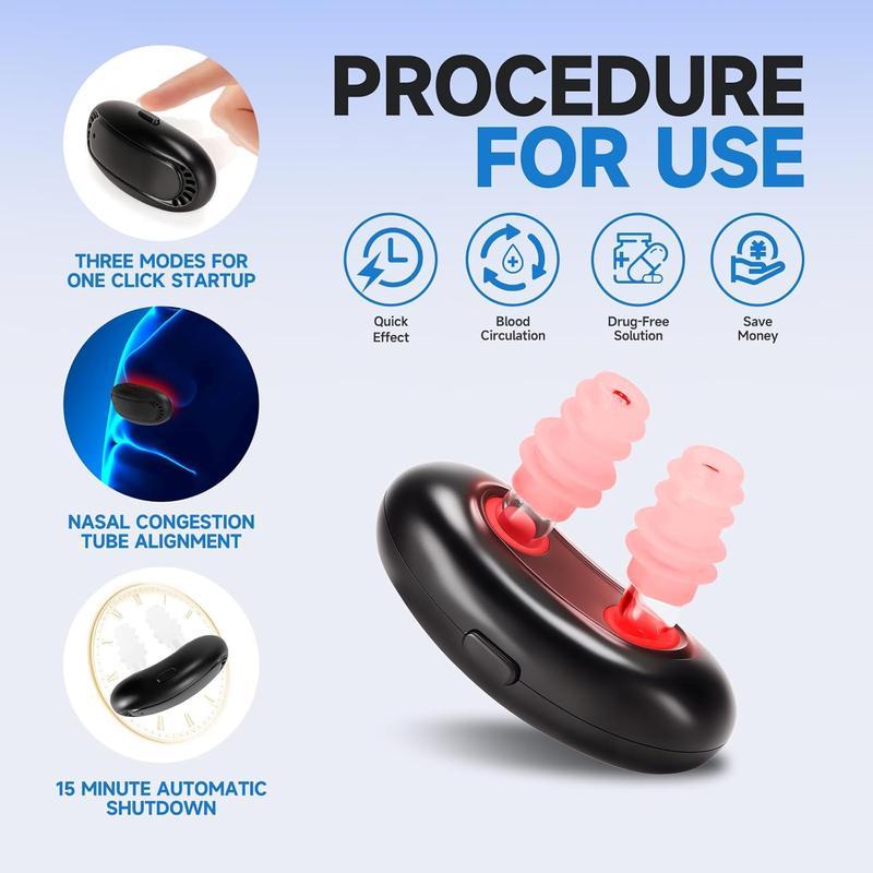 Red Light Therapy for Nose, RespiRelief Red Light Nasal Therapy Instrument, RespiRelief Red Light Nasal Therapy Device, Red Light Therapy for Nose