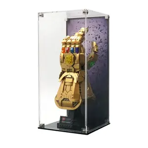 Acrylic Display Case UV Print Compatible with LEGO® 76191 Marvel Infinity Gauntlet - Set Not Included