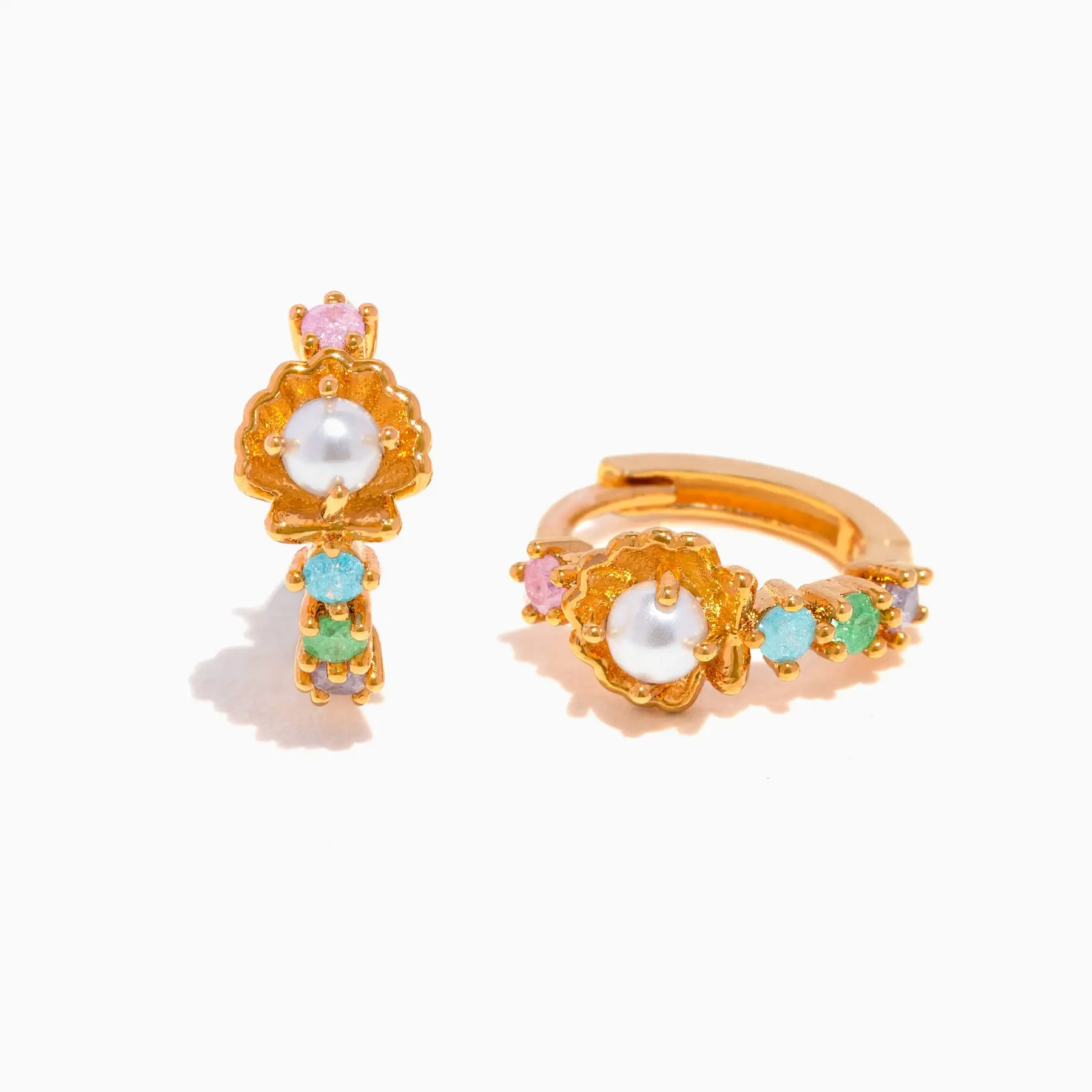 Saltwater Pearl Hoops Saltwater Pearl Hoops