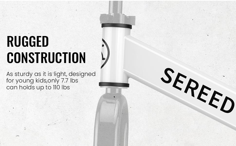 SEREED Balance Bike with Light-Up Wheels for Boys & Girls Ages 2-5, Pedal-Free Toddler Glider Bike Toy, Tool-Free Adjustment, Sticker-Customizable Panel, Perfect Birthday Gift for Toddlers SEREED Balance Bike with Light-Up Wheels for Boys & Girls Ages 2-5, Pedal-Free Toddler Glider Bike Toy, Tool-Free Adjustment, Sticker-Customizable Panel, Perfect Birthday Gift for Toddlers