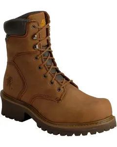 Chippewa Men's Iq Tough Oblique 8" Logger Boot Steel Toe - 55026