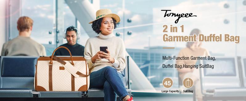 Travel bag carry on,Duffle bag for travel with shoe compartment,Personal item travel bags for woman man organizer for luggage weekend traveling TikTokShopBlackFriday