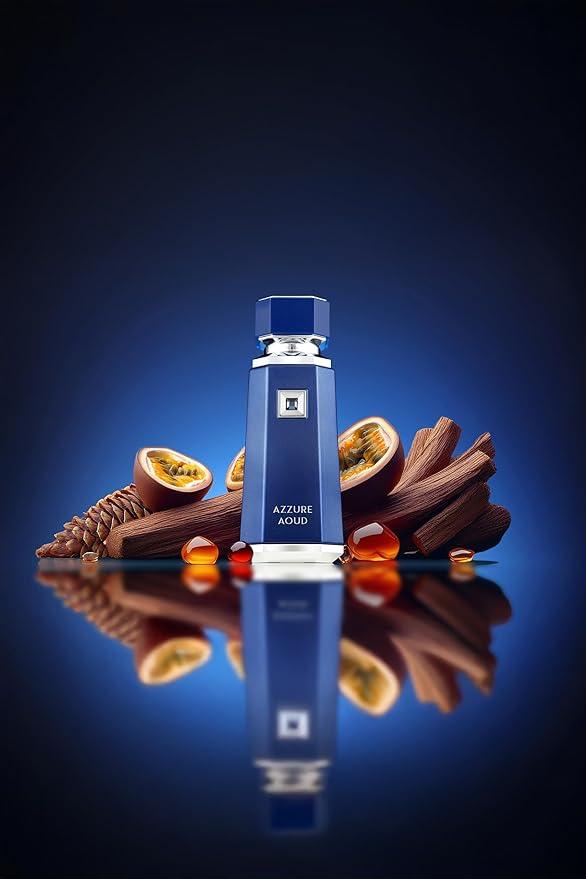 Azzure Oud French Avenue Eau de Parfum for Men 100ml (3.4oz) | Luxurious Oriental Fragrance with Bold Oud Twist