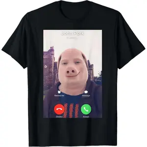 100% Cotton John Pork Is Calling T-Shirt