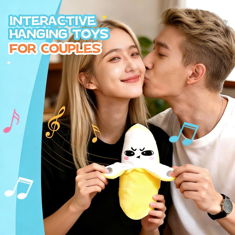 Interactive Music Plush Toy Set – Banana, Strawberry & Carrot Electric Plush Toys for Parent-Child Interaction, Valentine’s Day & Easter Party Fun Gift for Kids