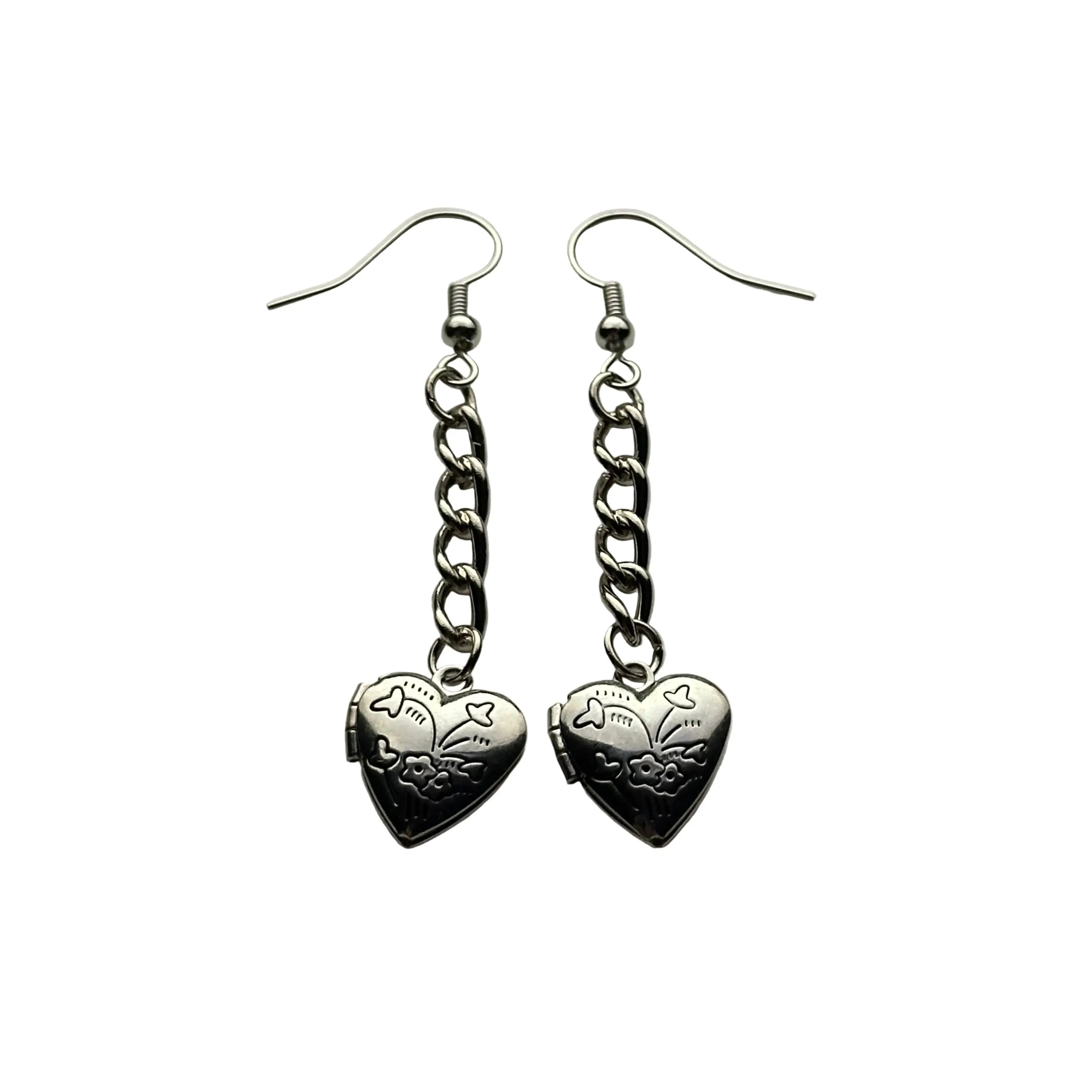 Heart Locket Earrings