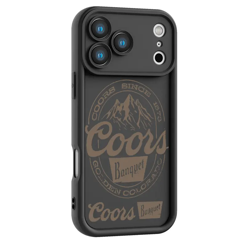 Vintage Coors Logo Soft Silicone-TPU Phone Case - Shockproof, Anti-Drop, Stylish Protective Accessory for iPhone 17,16,15,14,13,12,11 Series (Pro, Pro Max, Standard), Accessories