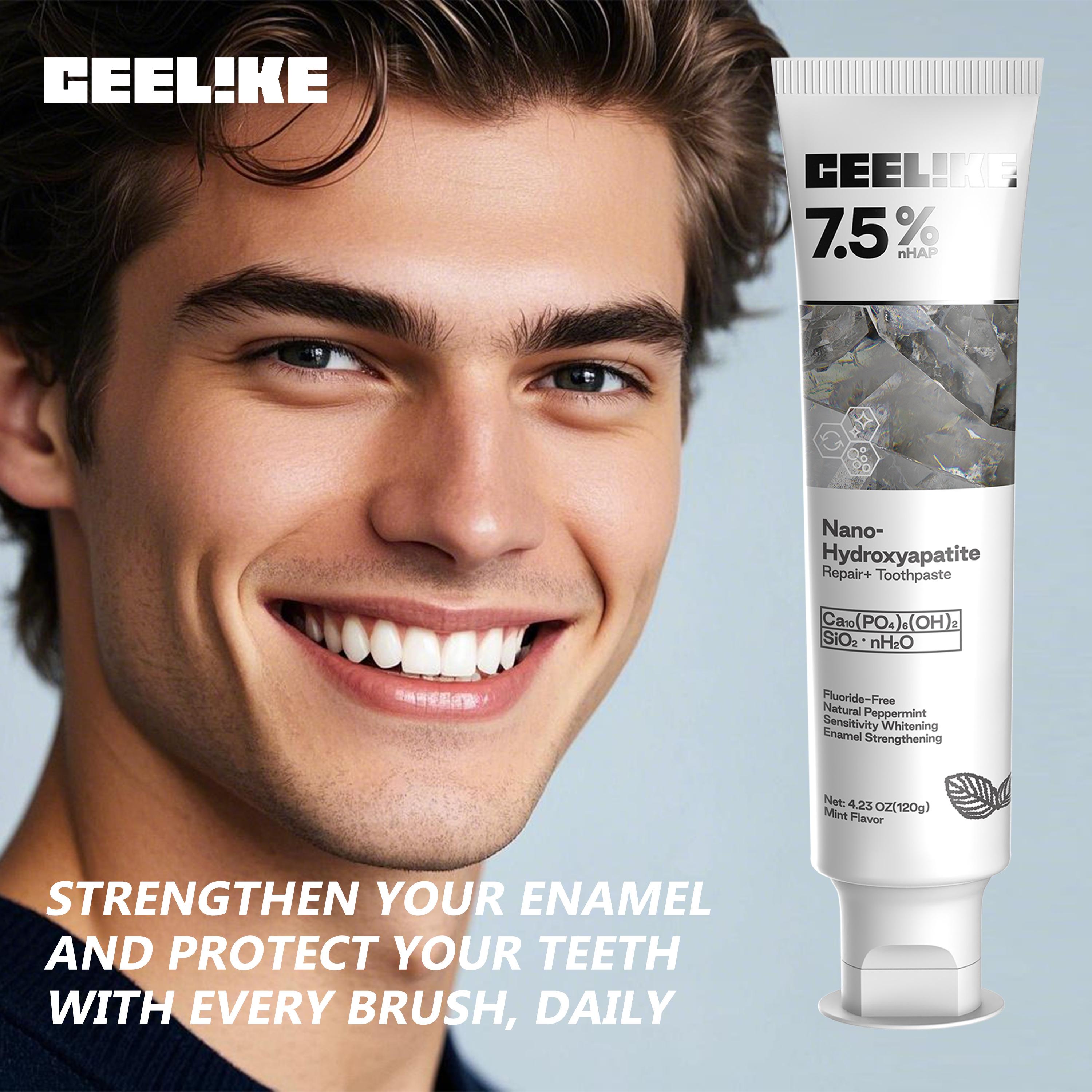 CEELIKE Red SP-6 Super Probiotic Toothpaste & Hydroxyapatite Toothpaste Set – Repairs Teeth, Freshens Breath, and Enhances Oral Health