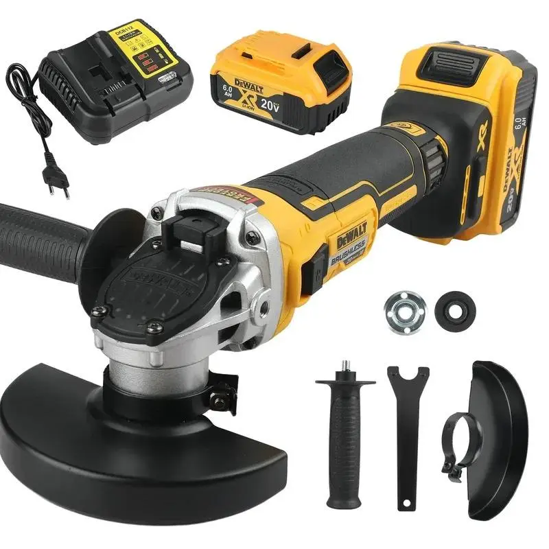 Dewalt DCG405NT 9000RPM 20V MAX Brushless Cordless Angle Grinder, 125mm for Polishing and Cutting Dewalt DCG405NT 9000RPM 20V MAX Brushless Cordless Angle Grinder, 125mm for Polishing and Cutting