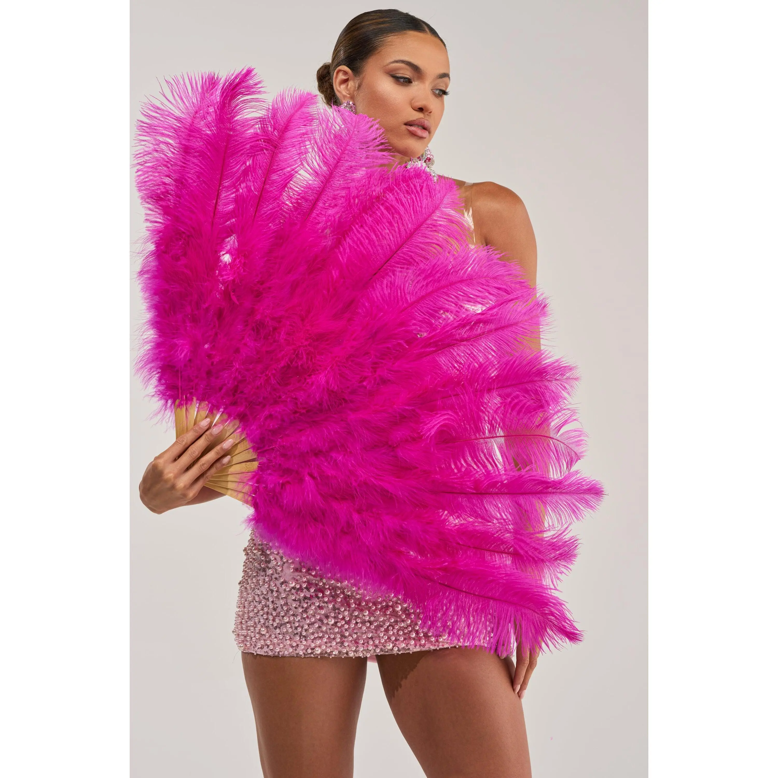 STAY THE NIGHT FEATHER FAN