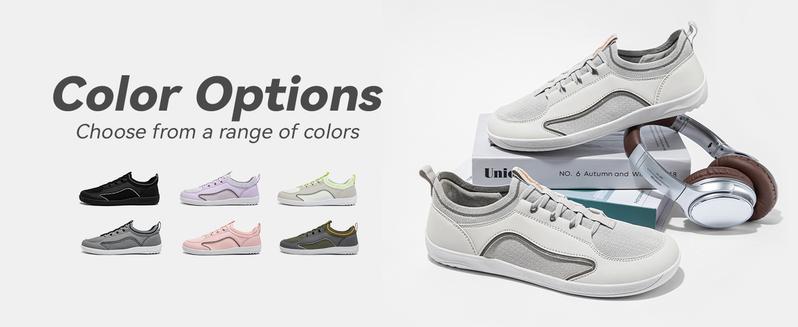 HOBIBEAR Barefoot Minimalist Shoes Womens Mens | Zero Drop | Wide Width Canvas Slip-on Shoes