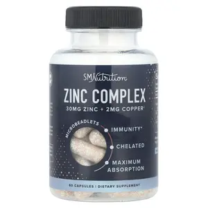 SMNutrition Zinc Complex , 60 Capsules