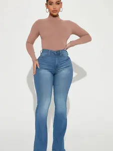 Deep In My Soul Flare Jeans - Light Wash