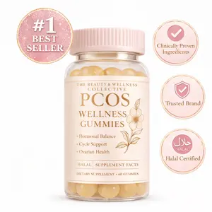 PCOS Inositol Vitamin Gummies 40:1 (Myo & D-Chiro) – Hormone Balance & Cycle Support | Halal Vegan