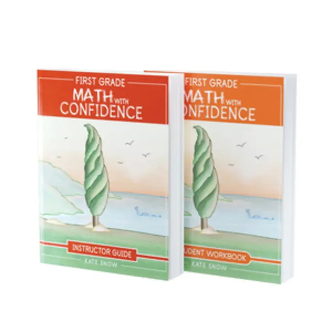 First Grade Math with Confidence Bundle: Instructor Guide & Student Workbook by Kate Snow (Paperback)