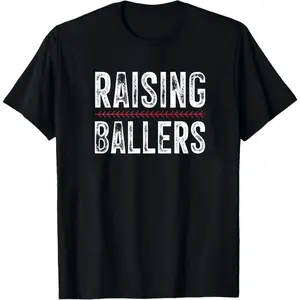 Baseball Mom T-shirt Raising Ballers Shirt Funny Mama T-shirt Baseball Season Softball Mom Funny Baseball Shirt Game Day