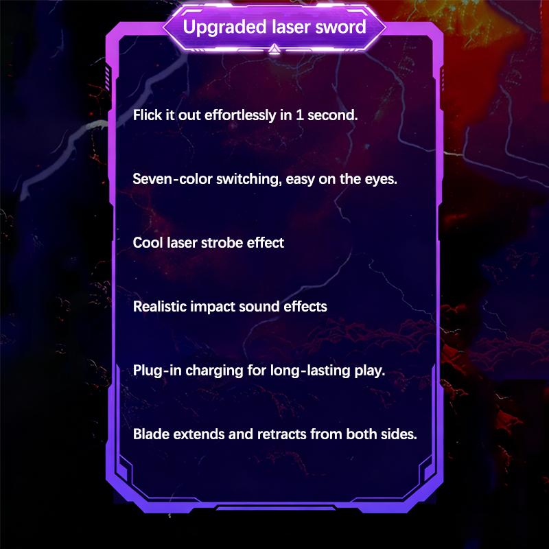 Dual-Bladed Flame Whirl Light Saber Toy with Spinning Blades USB Type-C Rechargeable Multicolored Lights and Simulated Sword Hum Perfect for Role-Playing Ideal Holiday Gift for Boys cosplay  deals The coolest Valentine's Day gift for him