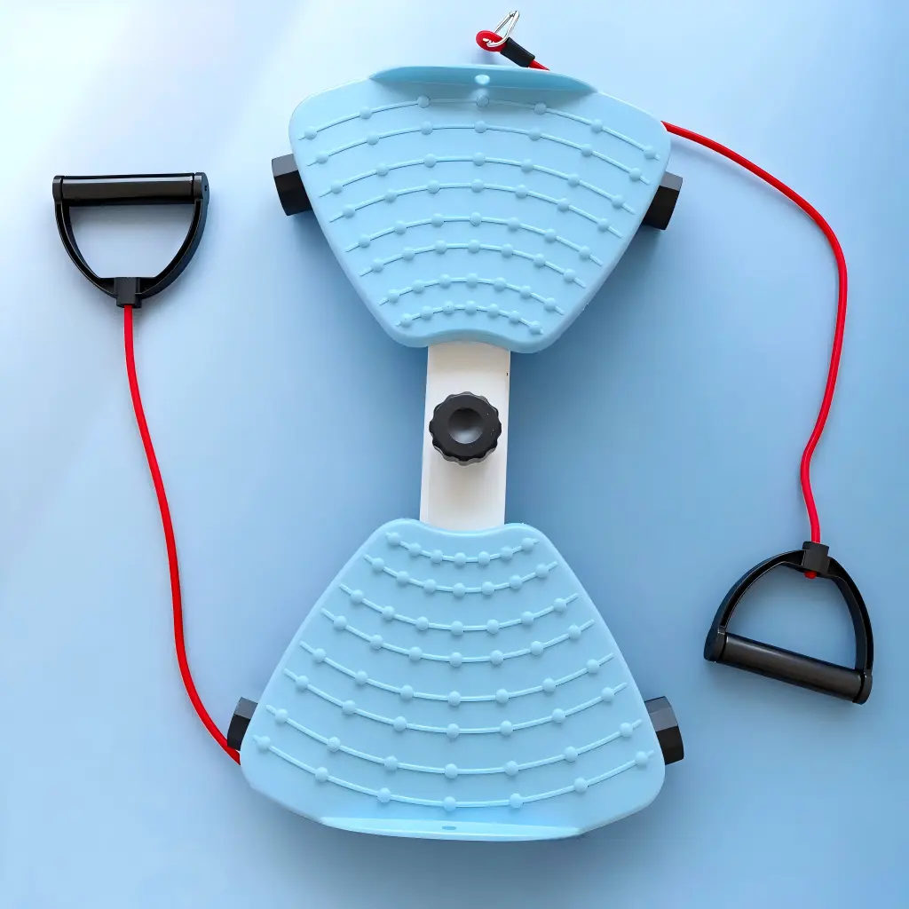 Abdominal Twister Board, 2-in-1 Portable Fitness Tool with Resistance Bands and Adjustable Intensity for Core Training, Stomach Workout Equipment for Home, Exercise Equipment For Home, Indoor Fitness Equipment