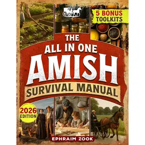 The All In One Amish Survival Manual: Break Free From Modern Society & Become 100% Self-Sufficient With DIY Projects, Homesteading, Canning, Off-Grid Living, Survival Skills & Herbal Home Remedies Paperback – September 29, 2025