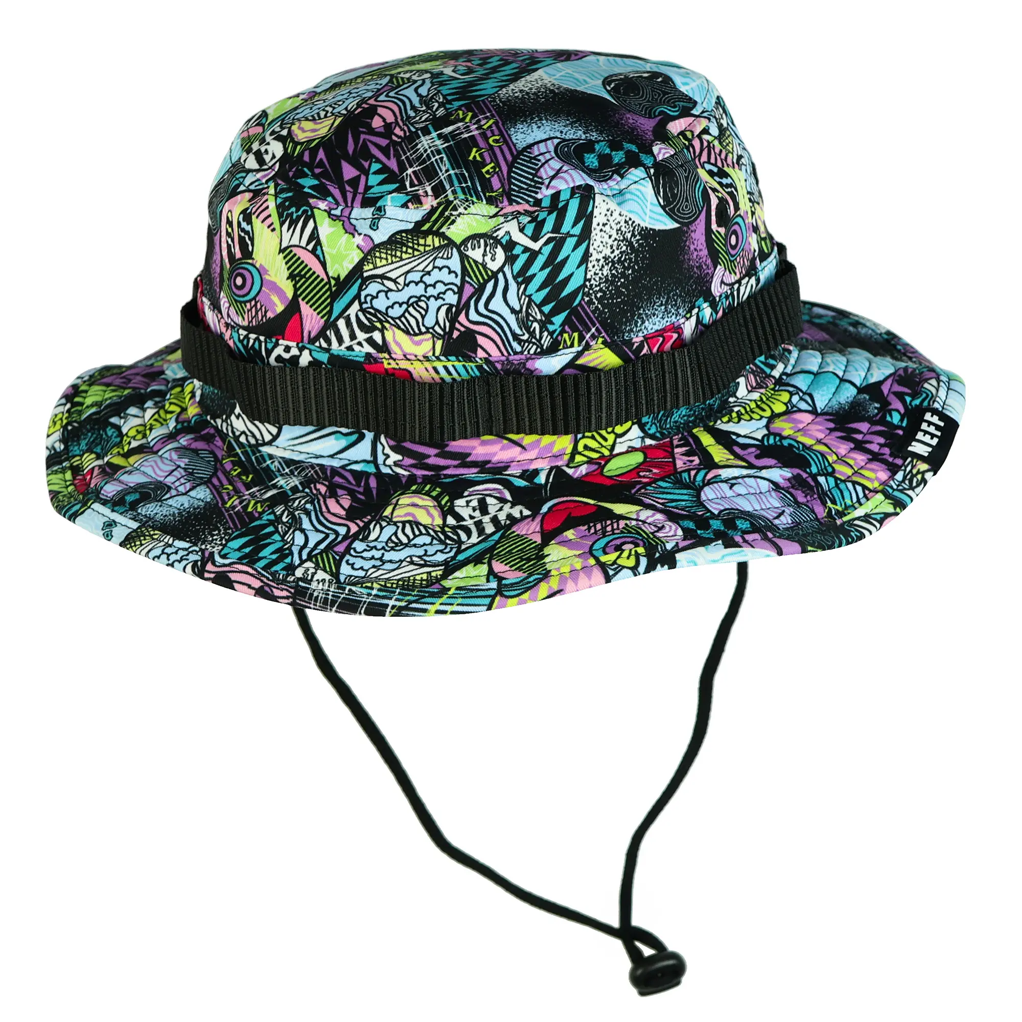 NEFF X Disney Mickey Mouse Adult Wide Brim Boonie Bucket Hat