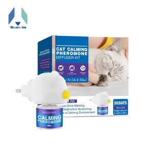 Cat Calming Pheromone Diffuser REFILL 48mL | Plug-In Stress Relief for Anxious Cats