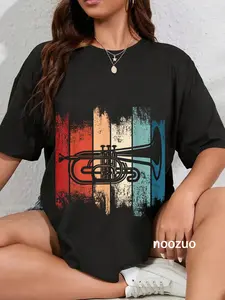 100% Cotton Mellophonist Marching Band Funny Retro Apparel T-Shirt