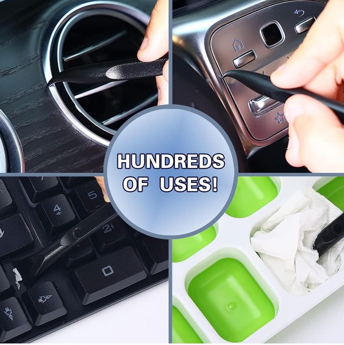 Scraper Plastic Scraper Tool Multipurpose Label Scraper, Non-Scratch Cleaning Tool for Tight Spaces, Crevices, Perfect for Remove Paint, Food Dirt, Label, Lottery Ticket scratcher and More, 3pcs