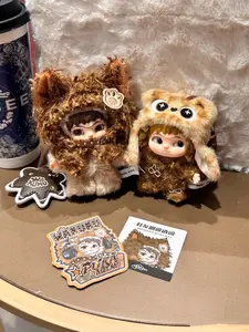Wakuku Fuzzy Kid& Puka Meow Series Plush Doll & Cute Collectible Doll,&Surprise Toy Gift