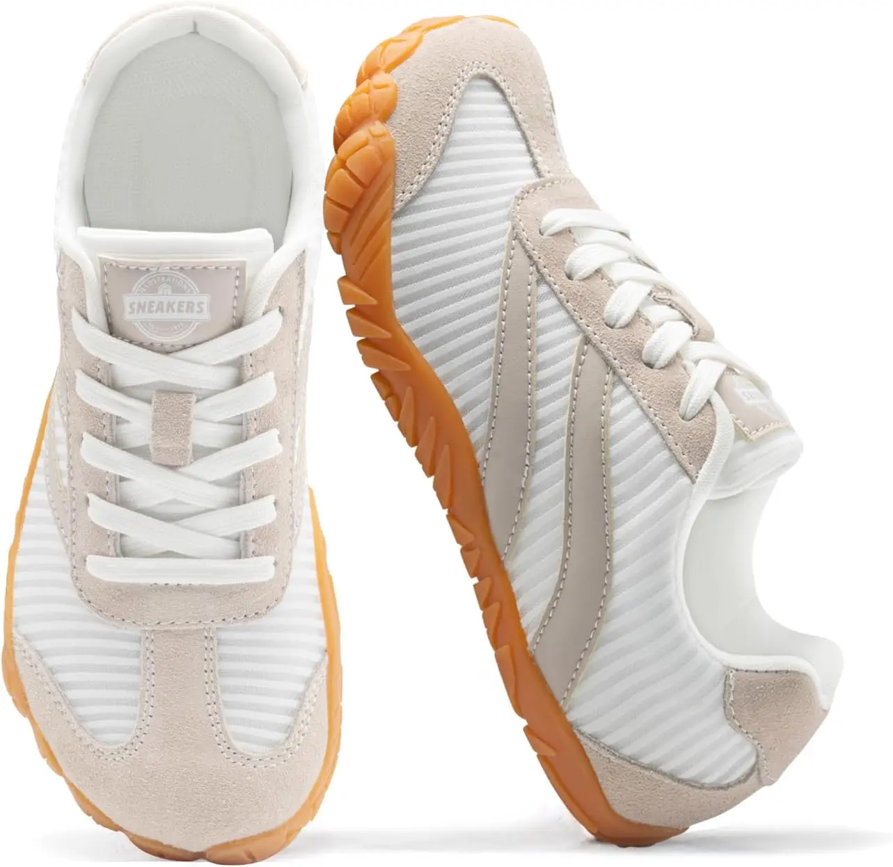 Unisex Minimalist  Barefoot Shoes Women's Men's Wide Toe Box 0-Drop Casual Sneakers, Non-Slip Lightweight Breathable Trail Running Hiking Shoes