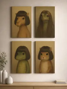 Funny animal posters, hilarious bob hairstyles, whimsical decorations, the perfect gift choice