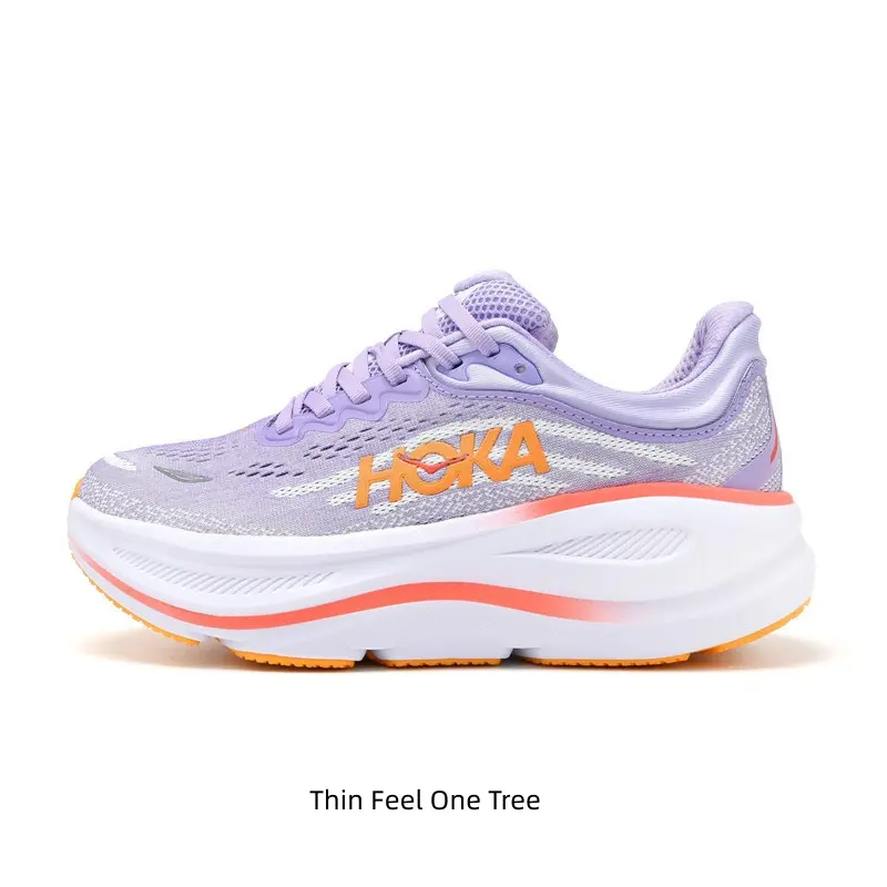 Lavender White Breathable Mesh Knit Sneakers, Foam Cushion Thick Platform Trainers, Light Shock Absorb Running Footwear for Daily Walk, Road Jogging, Gym Exercise, Outdoor Hiking, City Travel, All Season Casual Street Sport Shoes