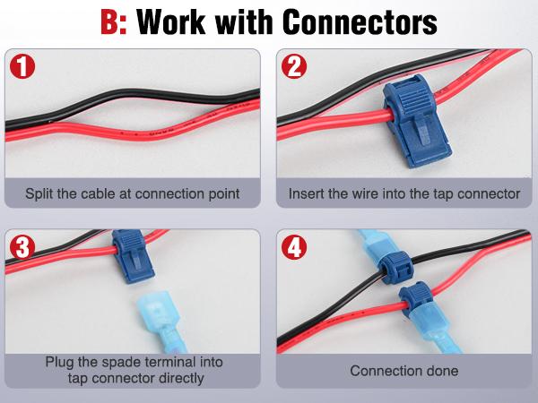 Nilight 100FT 14AWG Copper Clad Aluminum Wire 14/2 Gauge Red Black CCA Electrical Cable 2 Conductor Parallel 12V/24V DC Flexible Extension Cords for Car Audio Radio Speaker Amplifier